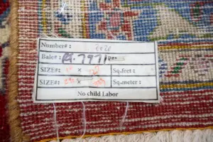9'6x12'7 Hand Knotted Floral Classic Oriental Wool Rug