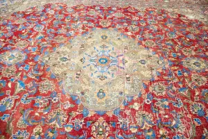 9'6x12'7 Hand Knotted Floral Classic Oriental Wool Rug