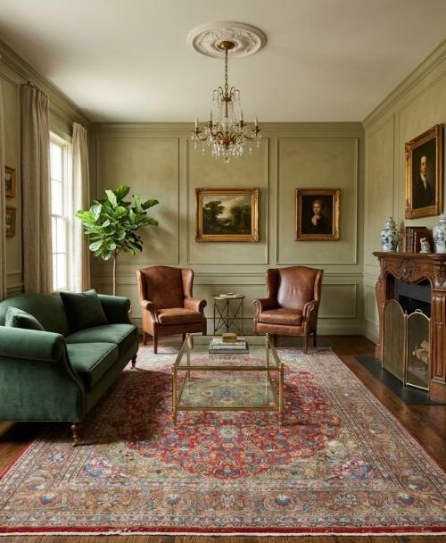9'6x12'7 Hand Knotted Floral Classic Oriental Wool Rug
