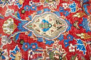 9'6x12'7 Hand Knotted Floral Classic Oriental Wool Rug