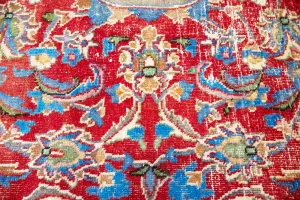 9'6x12'7 Hand Knotted Floral Classic Oriental Wool Rug