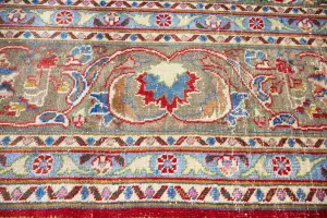 9'6x12'7 Hand Knotted Floral Classic Oriental Wool Rug