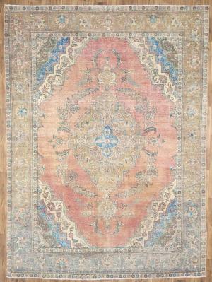9'6x12'6 Hand Knotted Floral Classic Oriental Wool Rug