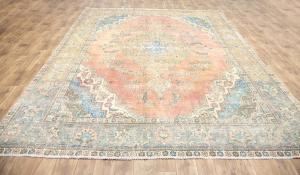 9'6x12'6 Hand Knotted Floral Classic Oriental Wool Rug