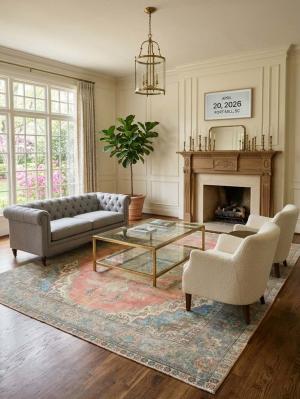 9'6x12'6 Hand Knotted Floral Classic Oriental Wool Rug