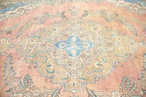 9'6x12'6 Hand Knotted Floral Classic Oriental Wool Rug