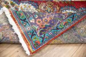 9'3x13'0 Hand Knotted Floral Classic Oriental Wool Rug