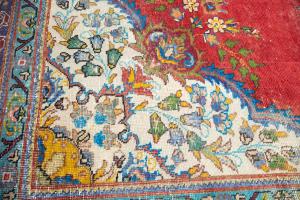 9'3x13'0 Hand Knotted Floral Classic Oriental Wool Rug