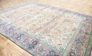 9'4-9'9x12'5 Hand Knotted Floral Classic Oriental Wool Rug