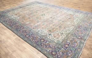 9'4-9'9x12'5 Hand Knotted Floral Classic Oriental Wool Rug