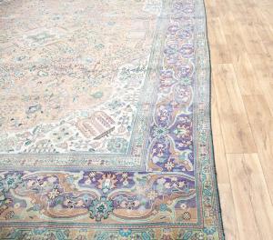 9'4-9'9x12'5 Hand Knotted Floral Classic Oriental Wool Rug