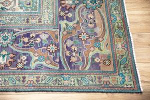 9'4-9'9x12'5 Hand Knotted Floral Classic Oriental Wool Rug