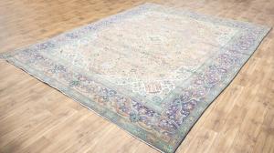 9'4-9'9x12'5 Hand Knotted Floral Classic Oriental Wool Rug