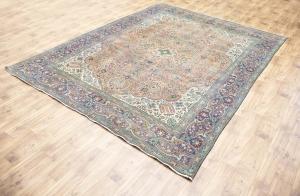 9'4-9'9x12'5 Hand Knotted Floral Classic Oriental Wool Rug