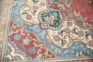 9'6x12'10 Hand Knotted Floral Classic Oriental Wool Rug