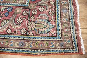 9'6x12'10 Hand Knotted Floral Classic Oriental Wool Rug