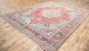 9'6x12'10 Hand Knotted Floral Classic Oriental Wool Rug