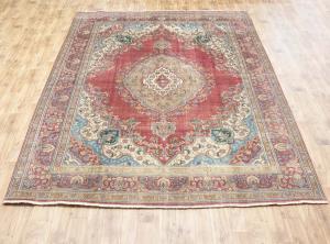 9'6x12'10 Hand Knotted Floral Classic Oriental Wool Rug