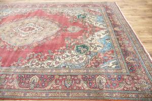 9'6x12'10 Hand Knotted Floral Classic Oriental Wool Rug