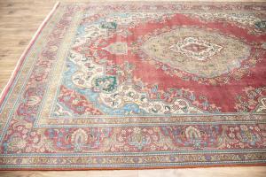 9'6x12'10 Hand Knotted Floral Classic Oriental Wool Rug