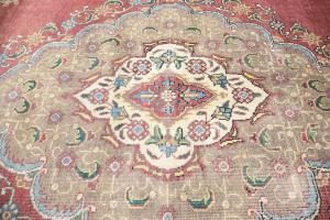 9'6x12'10 Hand Knotted Floral Classic Oriental Wool Rug