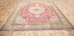 9'9x12'9 Hand Knotted Floral Classic Oriental Wool Rug