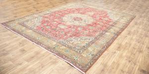 9'9x12'9 Hand Knotted Floral Classic Oriental Wool Rug