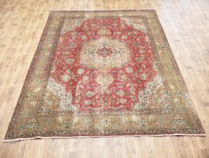 9'9x12'9 Hand Knotted Floral Classic Oriental Wool Rug