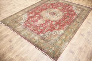 9'9x12'9 Hand Knotted Floral Classic Oriental Wool Rug