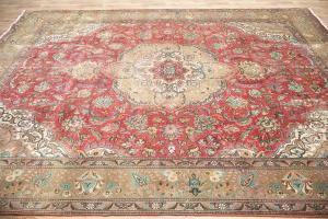 9'9x12'9 Hand Knotted Floral Classic Oriental Wool Rug