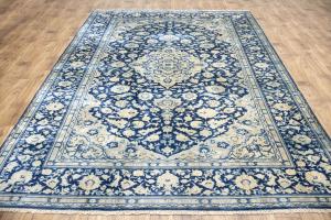 8'6x11'10 Hand Knotted Muted Floral Classic Oriental Wool Rug