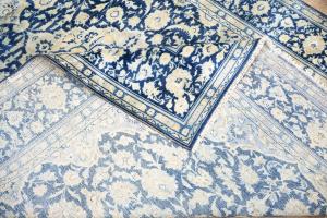 8'6x11'10 Hand Knotted Muted Floral Classic Oriental Wool Rug