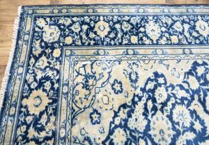8'6x11'10 Hand Knotted Muted Floral Classic Oriental Wool Rug