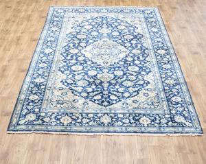 8'6x11'10 Hand Knotted Muted Floral Classic Oriental Wool Rug