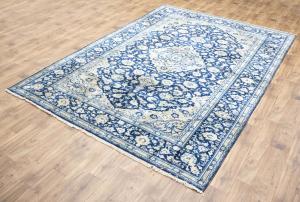 8'6x11'10 Hand Knotted Muted Floral Classic Oriental Wool Rug