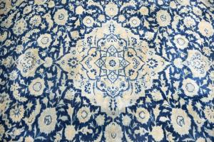 8'6x11'10 Hand Knotted Muted Floral Classic Oriental Wool Rug