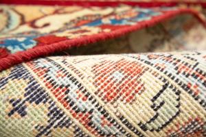 9'10x13'1 Hand Knotted Muted Floral Classic Oriental Wool Rug