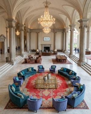 9'10x13'1 Hand Knotted Muted Floral Classic Oriental Wool Rug