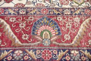 9'7x12'7 Hand Knotted Muted Floral Classic Oriental Wool Rug