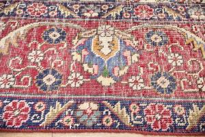 9'7x12'7 Hand Knotted Muted Floral Classic Oriental Wool Rug