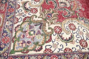 9'7x12'7 Hand Knotted Muted Floral Classic Oriental Wool Rug