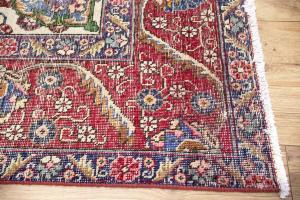 9'7x12'7 Hand Knotted Muted Floral Classic Oriental Wool Rug