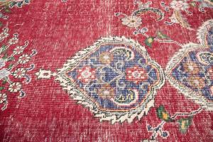 9'7x12'7 Hand Knotted Muted Floral Classic Oriental Wool Rug