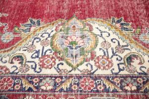 9'7x12'7 Hand Knotted Muted Floral Classic Oriental Wool Rug