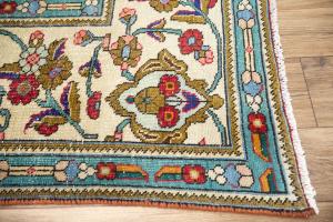 10'0x12'9 Hand Knotted Muted Floral Classic Oriental Wool Rug