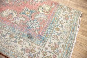 10'0x12'9 Hand Knotted Muted Floral Classic Oriental Wool Rug