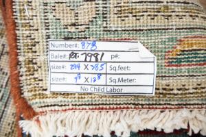 10'0x12'9 Hand Knotted Muted Floral Classic Oriental Wool Rug