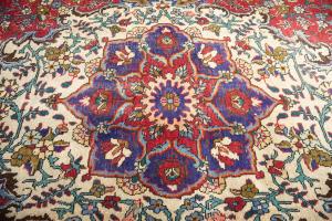 10'0x12'9 Hand Knotted Muted Floral Classic Oriental Wool Rug