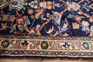 3'3x10'4 Hand Knotted Tribal Oriental Wool Runner Rug