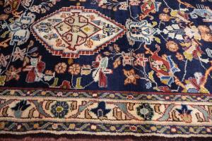 3'3x10'4 Hand Knotted Tribal Oriental Wool Runner Rug